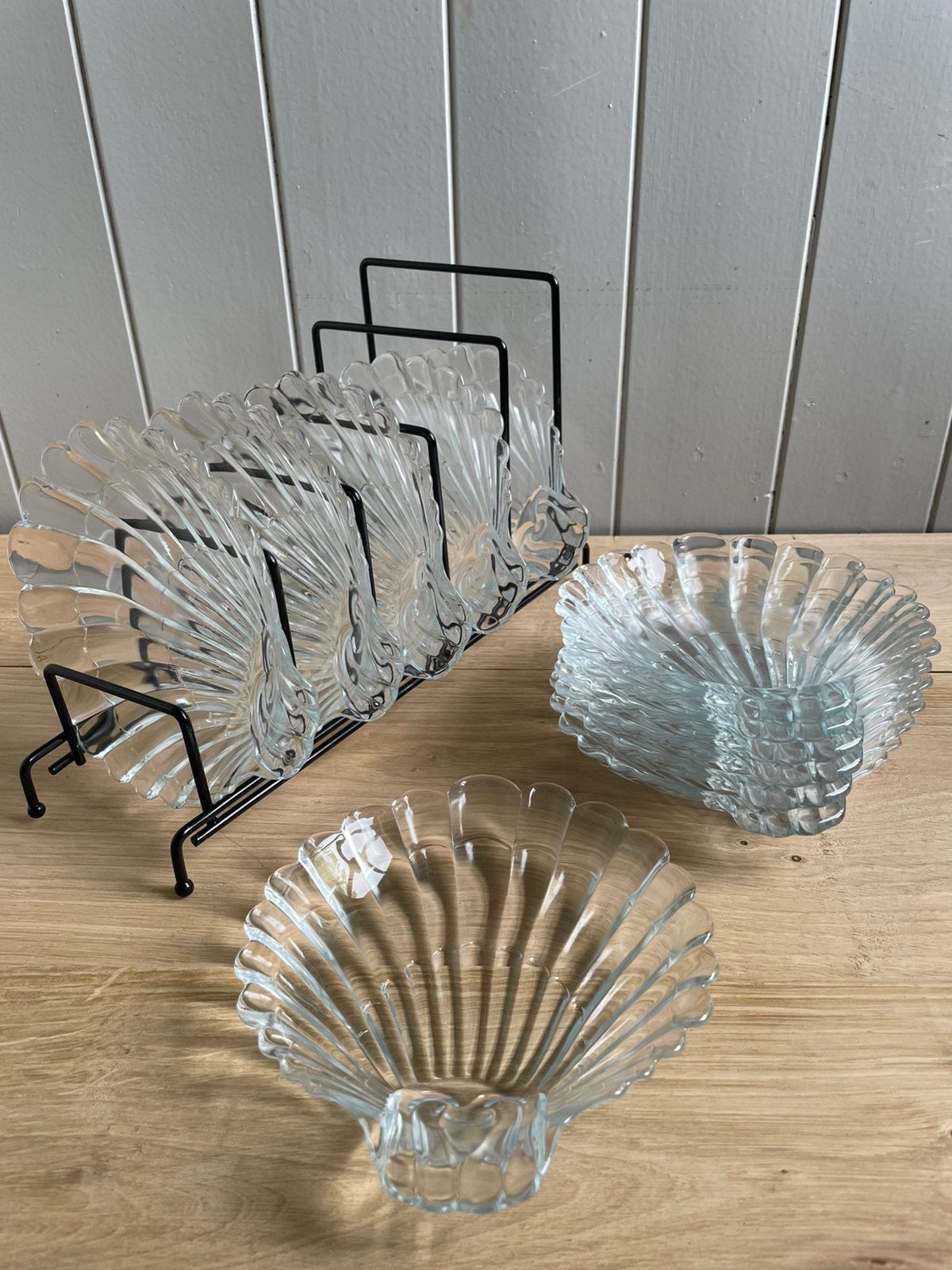 12 Vintage ARCOROC cocquille/St Jacobs schelp schaaltjes 70s, Ophalen of Verzenden