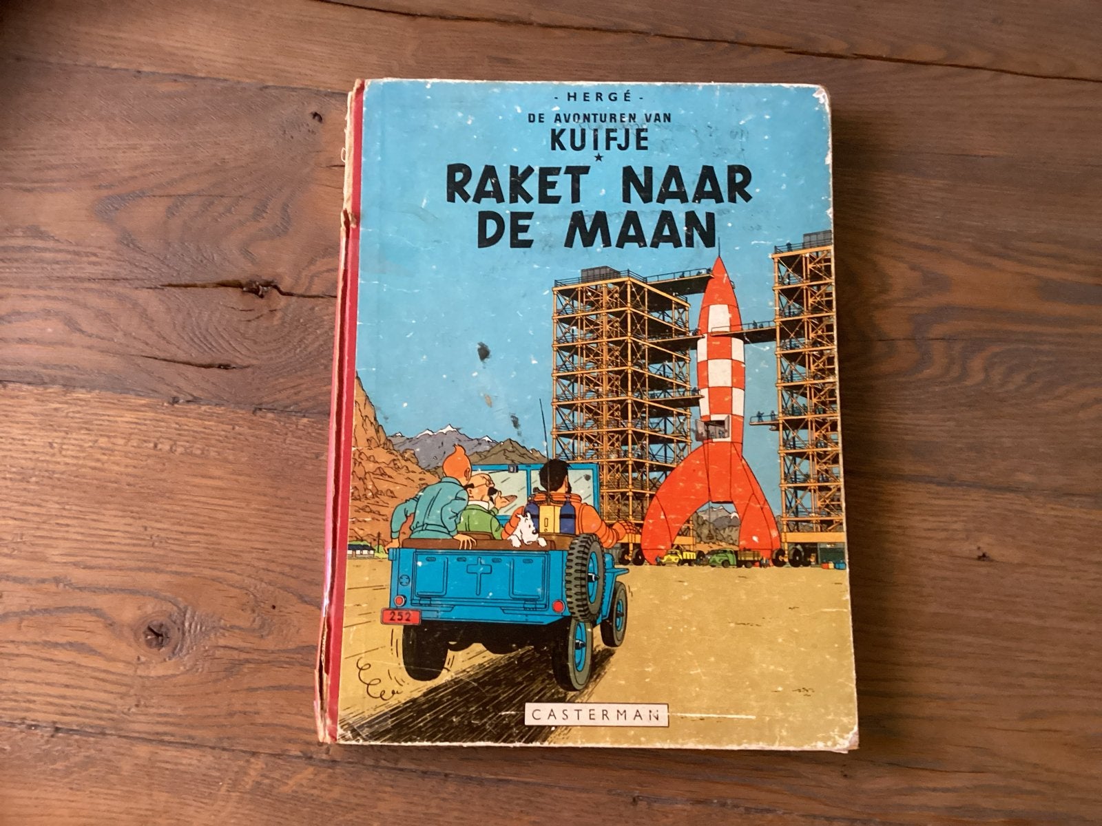 Kuifje: raket naar de maan. HC 1e reeks 1946-1960, Boeken, Eén stripboek, Ophalen of Verzenden, Gelezen