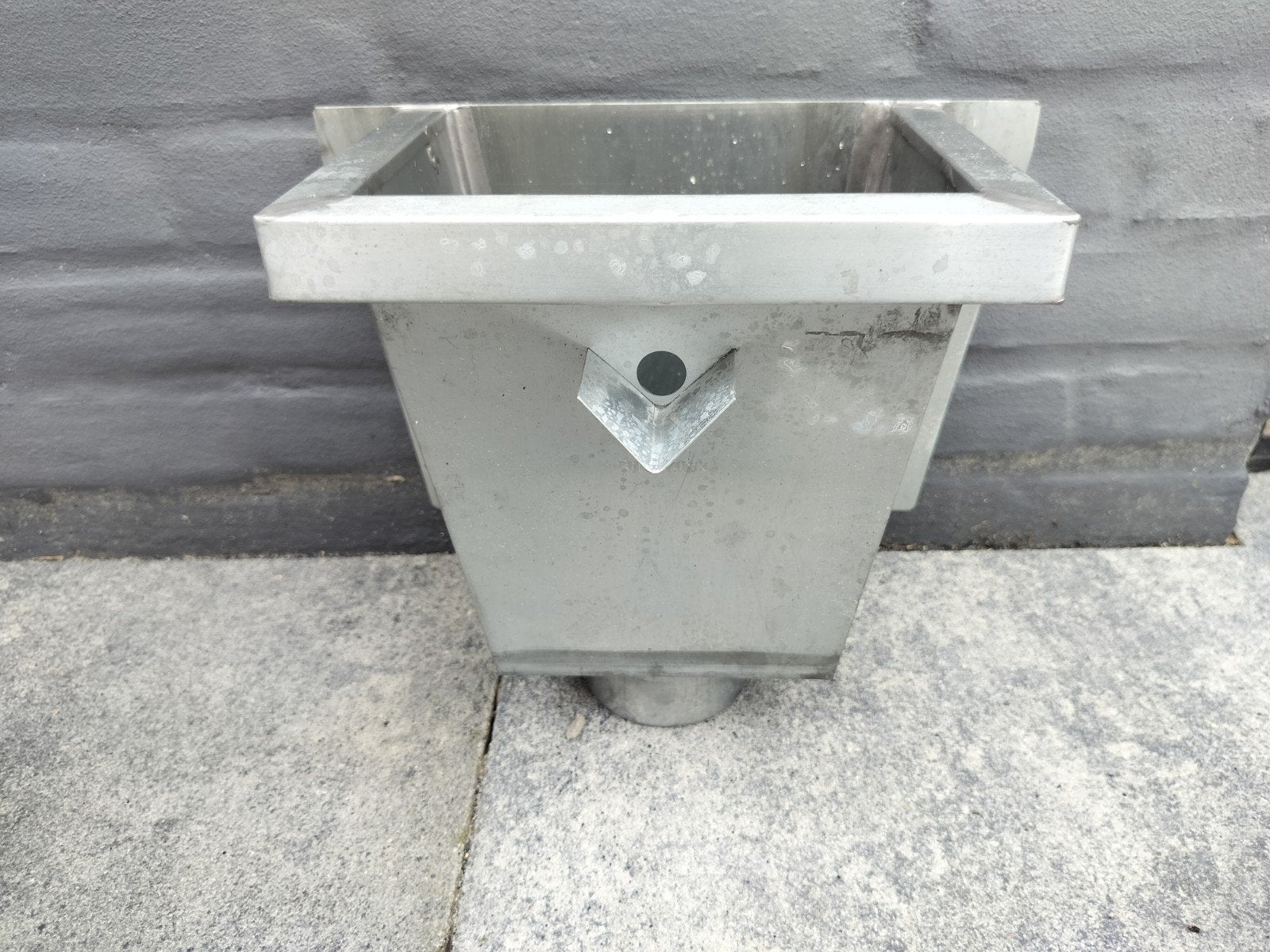 7 Nieuwe Rheinzink vergaarbakken/uitlopen 80mm, Doe-het-zelf en Verbouw, Buizen en Afvoer, Afvoer, Nieuw, Ophalen of Verzenden