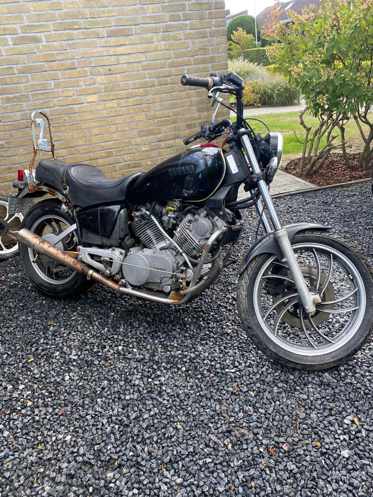 Yamaha xv 750 2 cilinder, Ophalen, Gebruikt