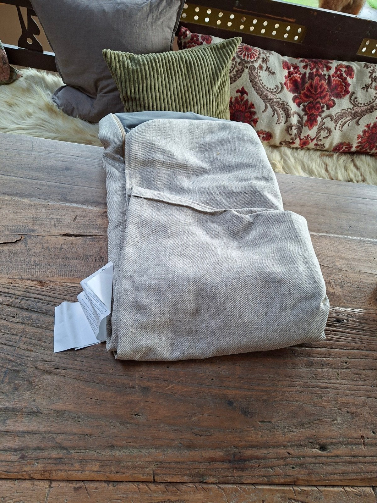 Nieuwe zandkleurige hoes voor IKEA Ektorp fauteuil, Huis en Inrichting, Ophalen of Verzenden, Nieuw, Stof