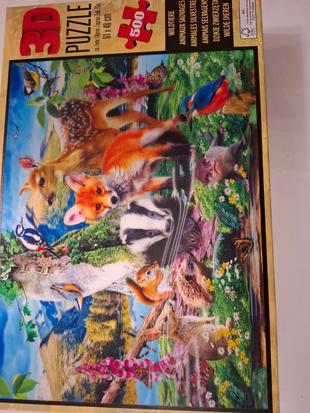 3D puzzel met 500 xl stukken, Ophalen of Verzenden, Minder dan 500 stukjes, Zo goed als nieuw, Rubik's of 3D-puzzel
