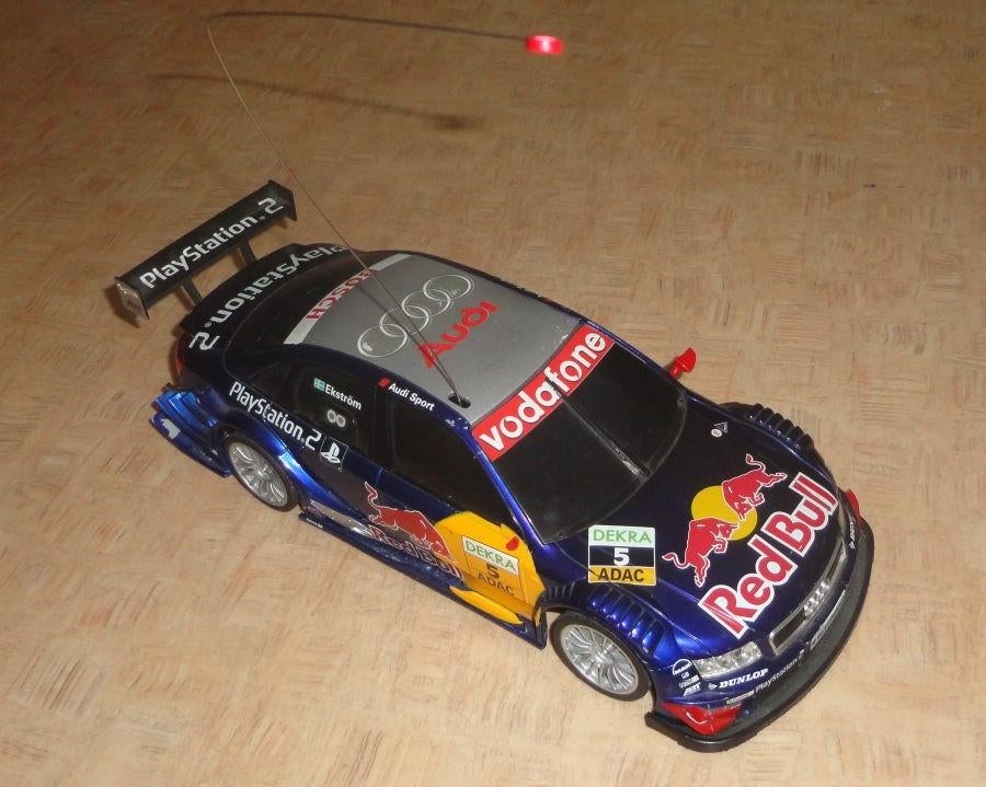 Artin Audi A4 Red Bull DTM RC auto 1:16 (zonder zender), Hobby en Vrije tijd, Overige merken, Gebruikt, Auto, Groter dan 1:32