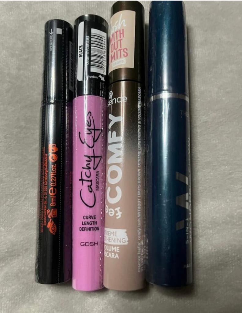 Mascara set: Gosh Catchy Eyes, Essence Comfy, en meer, Verzenden, Zo goed als nieuw, Make-up, Overige kleuren