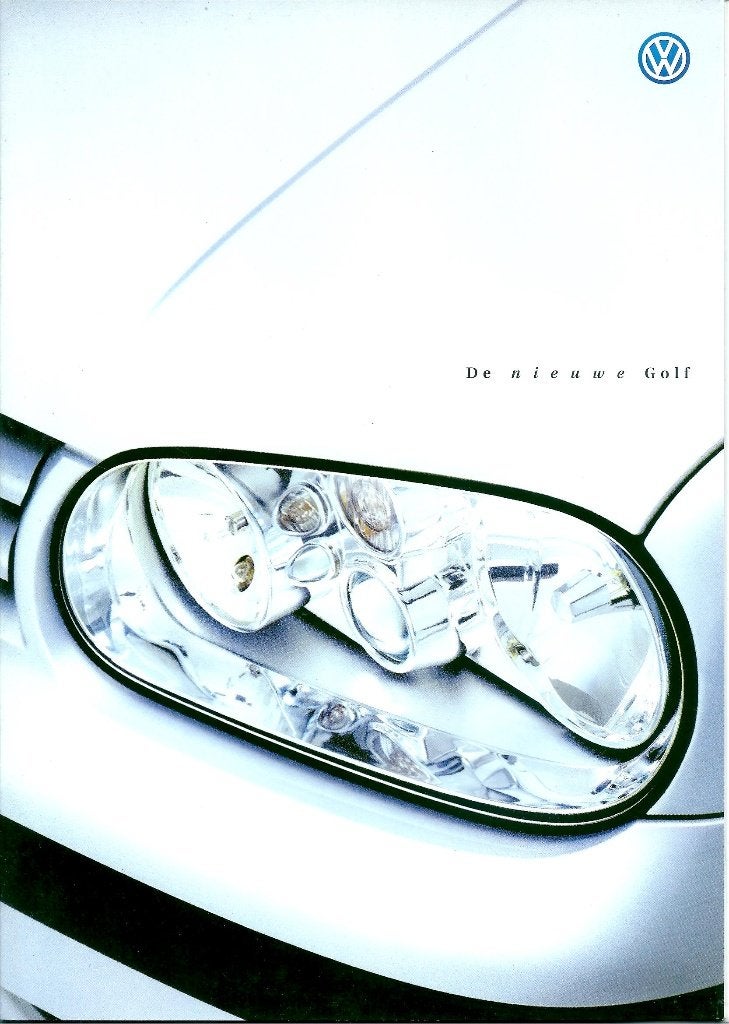 Brochure VW Golf 1997, Ophalen of Verzenden, Gelezen, Volkswagen