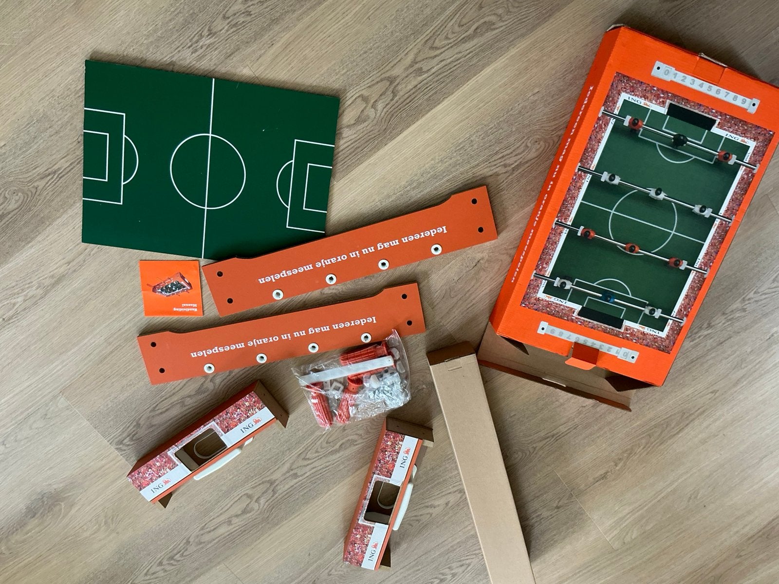 ING tafelvoetbal spel, Ophalen of Verzenden, Zo goed als nieuw