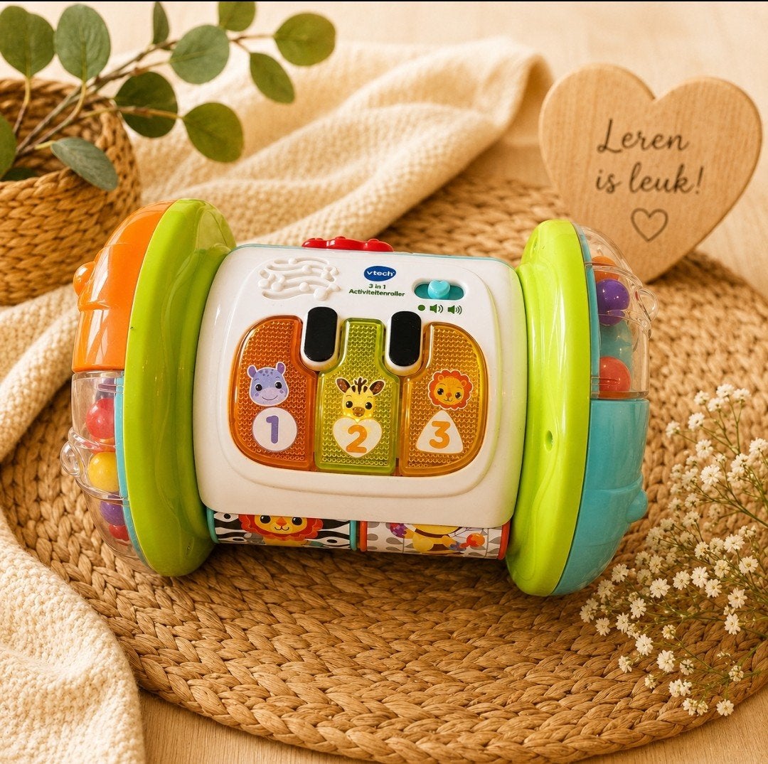 VTech Dieren Vriendjes 3-in-1 Activiteitenroller, Kinderen en Baby's, Speelgoed | Vtech, Ophalen, Zo goed als nieuw, 6 maanden tot 2 jaar