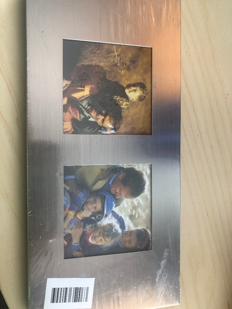 Aluminium fotolijst voor 4 foto’s, Huis en Inrichting, Ophalen of Verzenden, Kunststof, Zilver, Fotolijst
