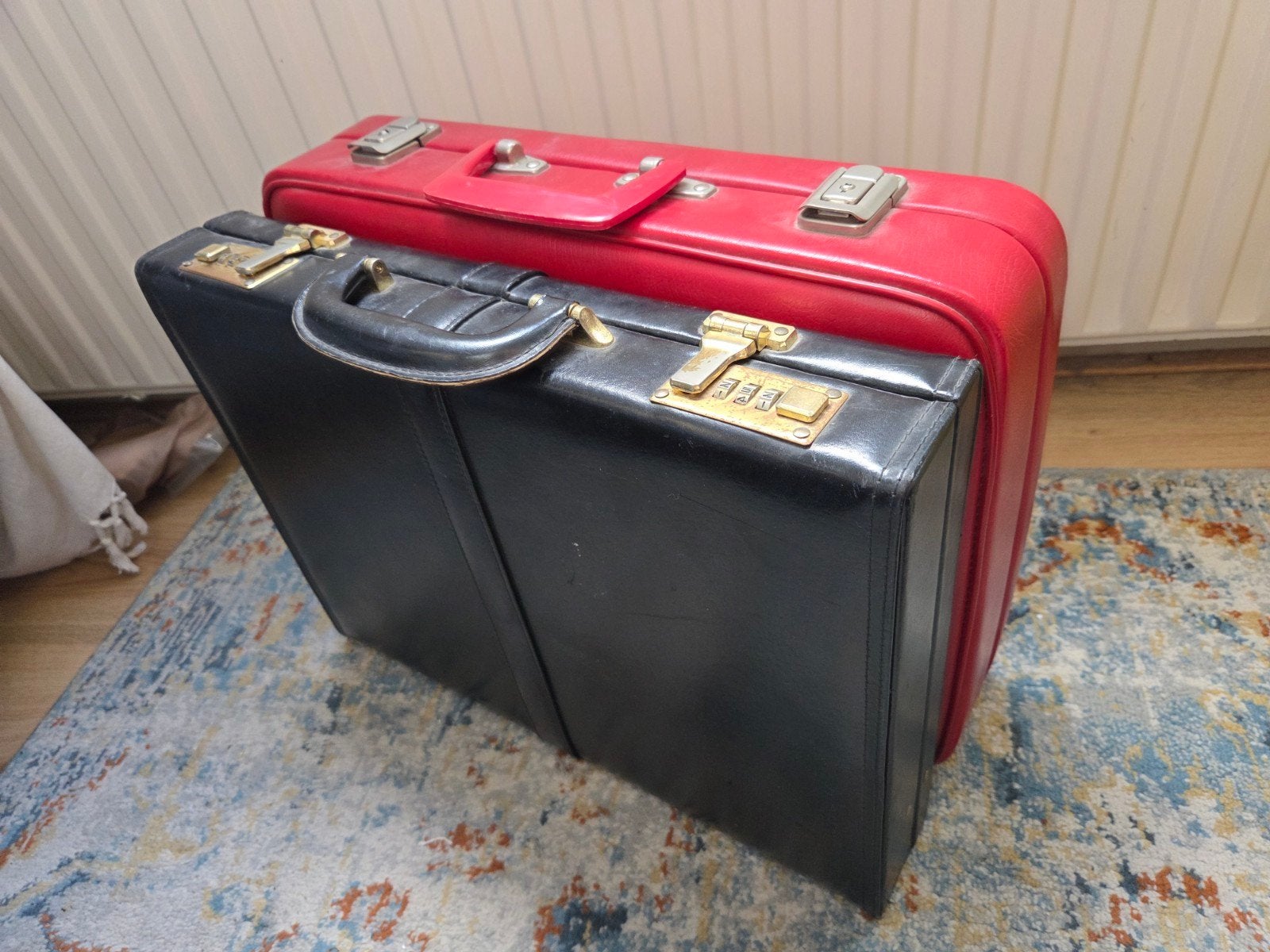 Leren koffertjes, Ophalen, Gebruikt, Slot, Minder dan 50 cm