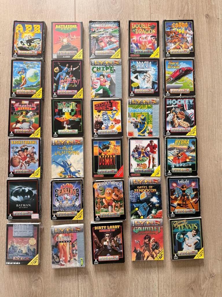 Atari Lynx games (volledige set!), 1 speler, Ophalen of Verzenden, Vanaf 3 jaar, Atari Lynx