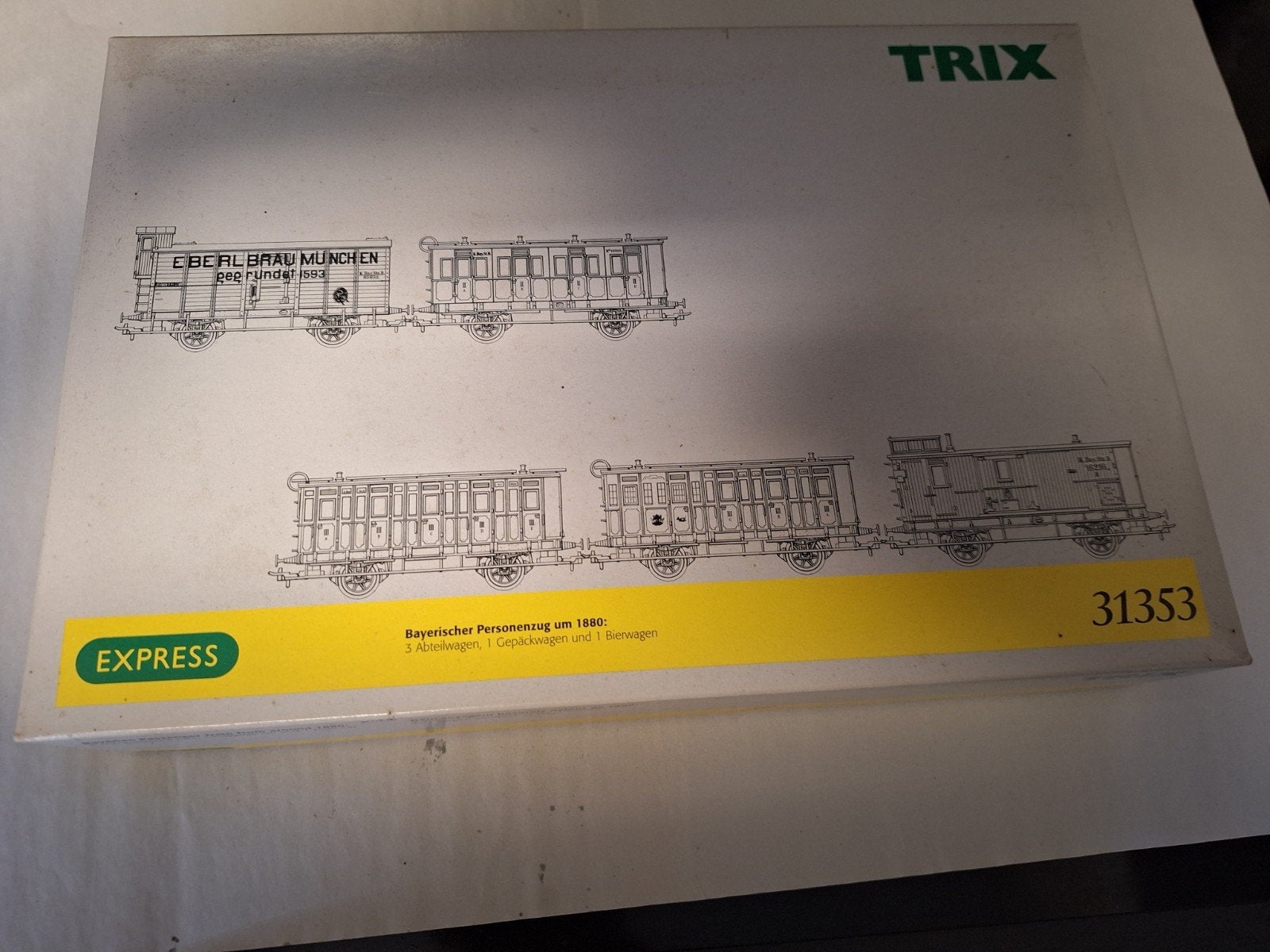 Trix Express 31353 Beierse Personentrein ca. 1880, Treinset, Gelijkstroom, Trix, Ophalen of Verzenden