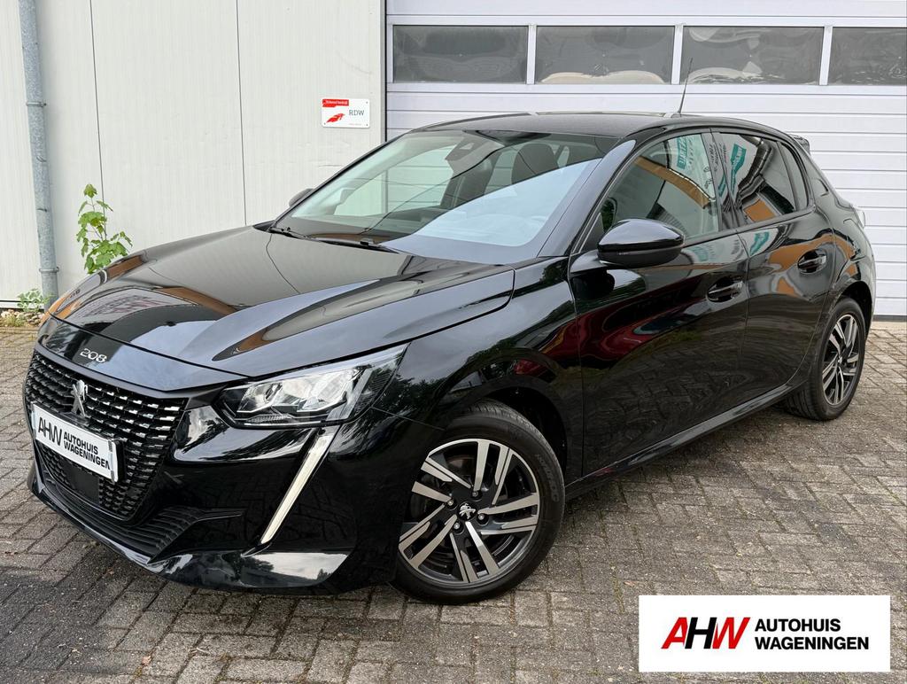 Peugeot 208|1.2 2021|AppleCarplay|360CAMERA|VIRTUAL|, Auto's, Stof, 100 pk, Zwart, 1065 kg