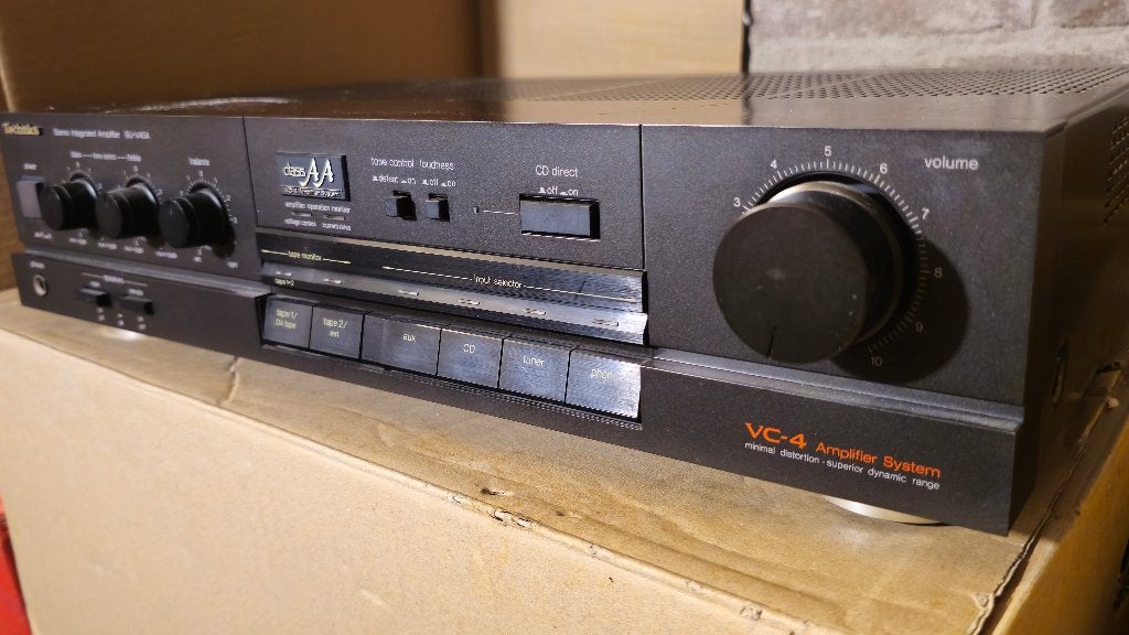 Technics SU-V45A Versterker, Gebruikt, 60 tot 120 watt, Stereo, Ophalen
