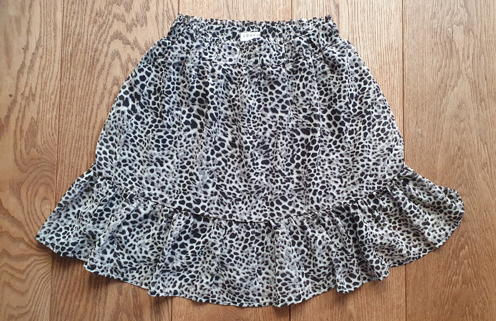 Loavies luchtige rok met panterprint, maat S, Kleding | Dames, Overige kleuren, Ophalen of Verzenden, Maat 36 (S), Loavies