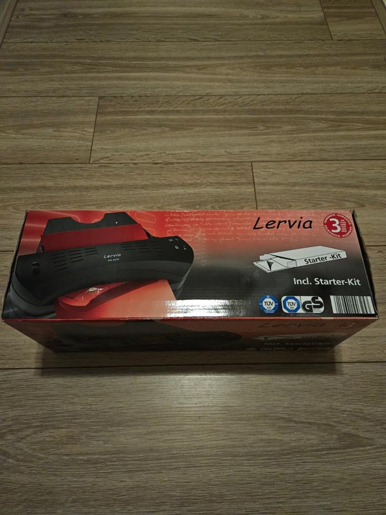 Lamineerapparaat Lervia z.g.a.n. met starterkit, Diversen, Ophalen of Verzenden, Zo goed als nieuw
