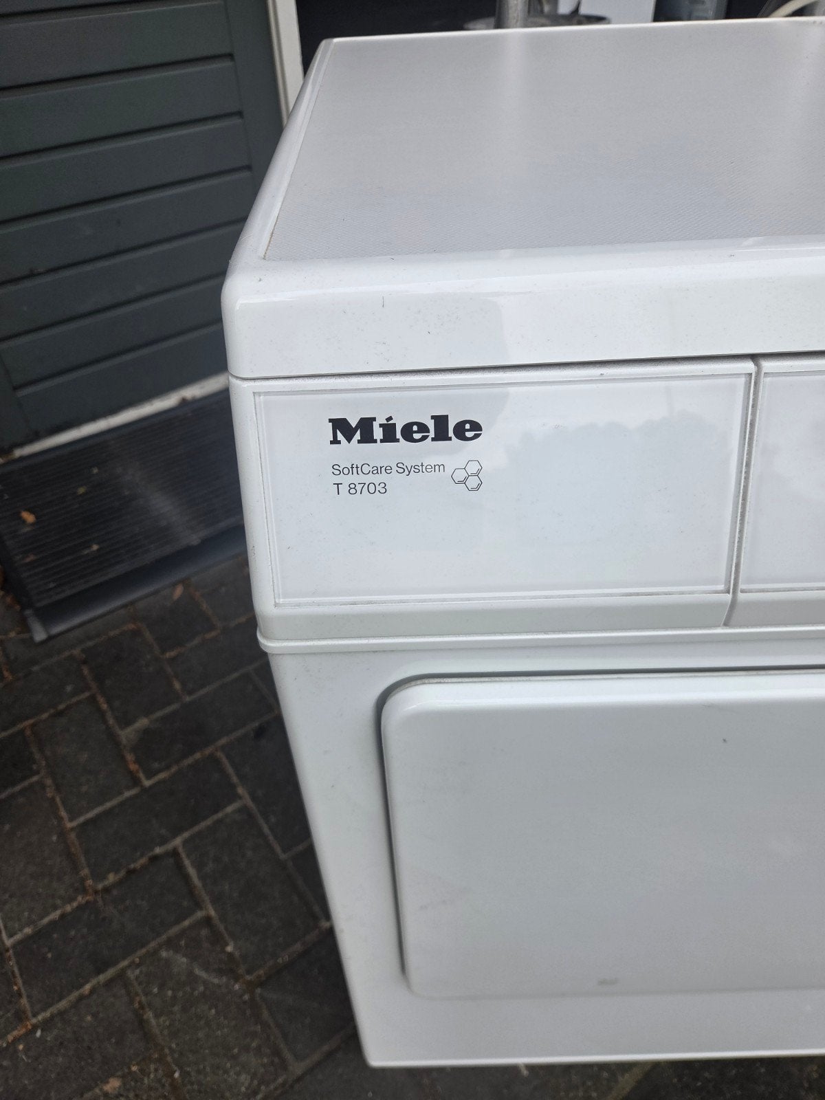 Miele T 8703 SoftCare System Wasdroger - Gebruikt, Ophalen, 6 tot 8 kg, Gebruikt, Luchtafvoer