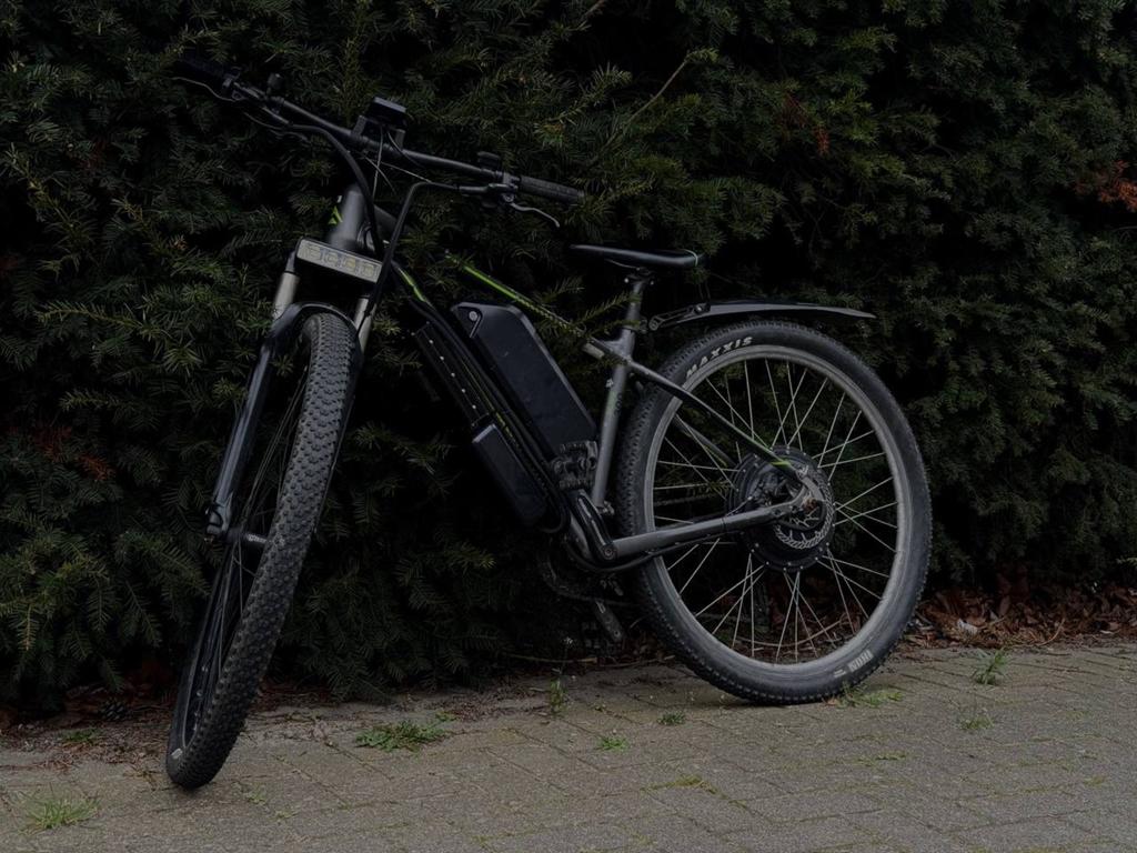 E-Mountainbike met krachtige motor en accu, Gebruikt, 51 tot 55 cm, 50 km per accu of meer, Ophalen