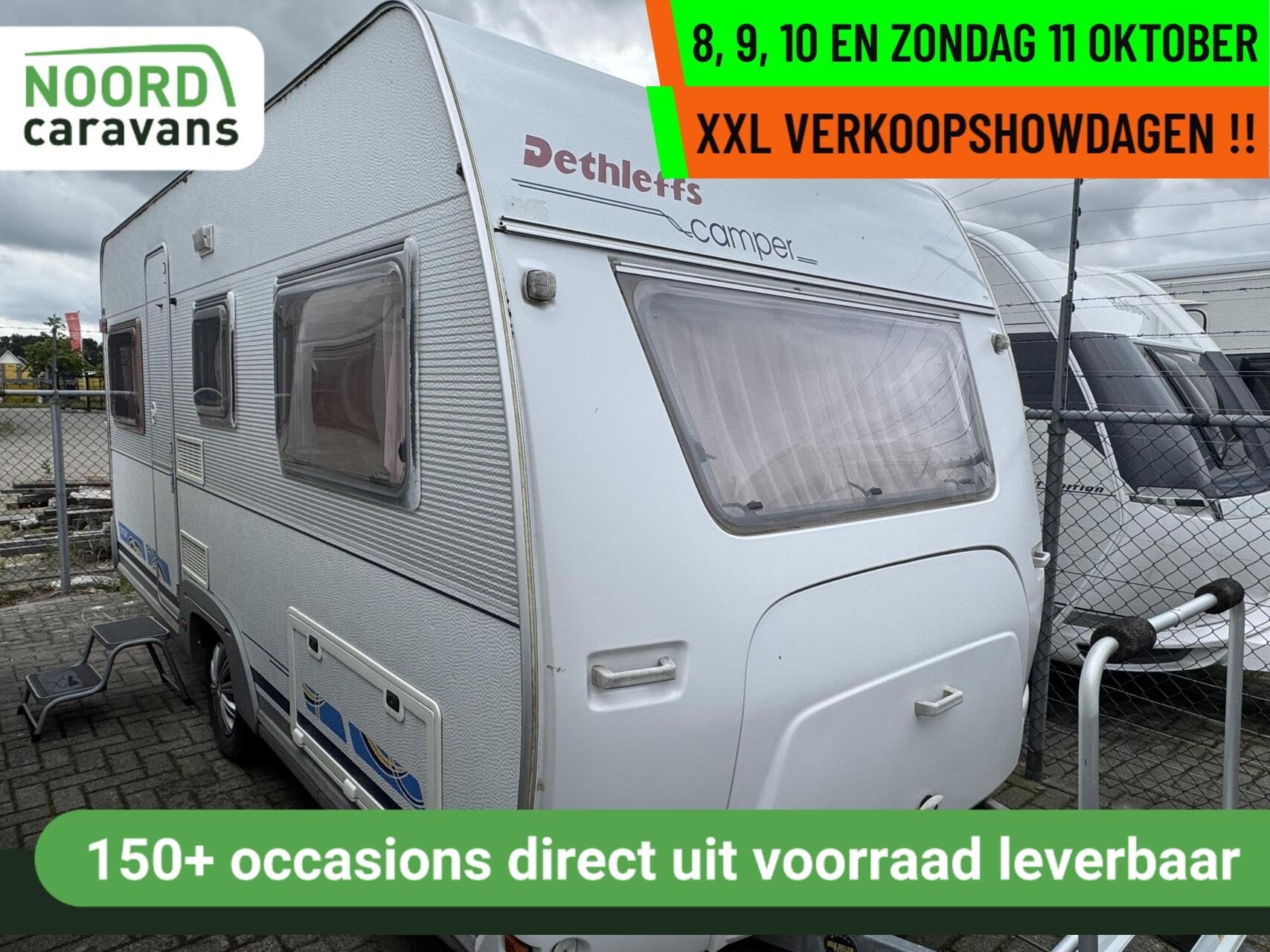 Dethleffs CAMPER 460 DB, DWARSBED, RONDZIT, VOORTENT, Caravans en Kamperen, Serviceluik, Rondzit, Bedrijf, 750 - 1000 kg
