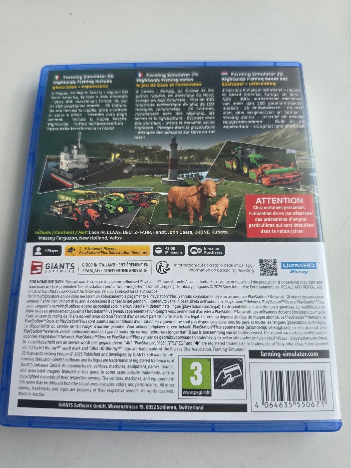 Farming Simulator 25 Highlands Fishing Edition PS5, Spelcomputers en Games, Max-Eyth-Str. 1, 85356 Freising, Duitsland, 1 speler
