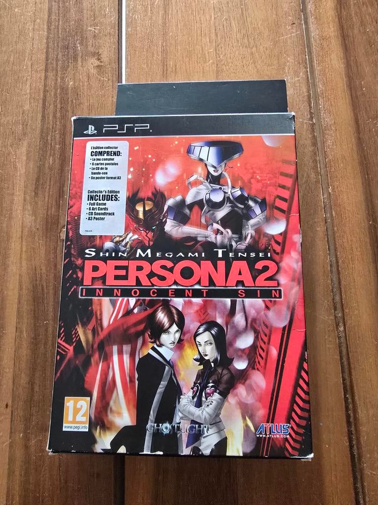 Shin Megami Tensei Persona 2 Innocent Sin collectors edition, Spelcomputers en Games, 1 speler, Ophalen of Verzenden, Zo goed als nieuw