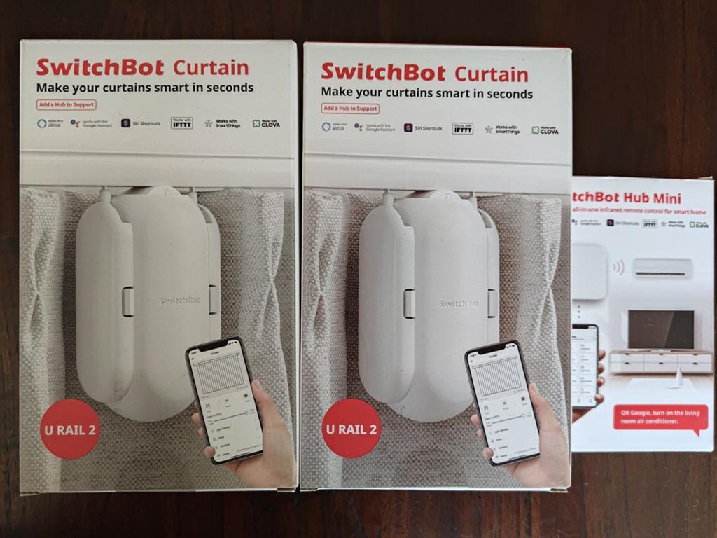 SwitchBot Curtain en de SwitchBot Hub Mini, Ophalen of Verzenden, Nieuw, Minder dan 100 cm