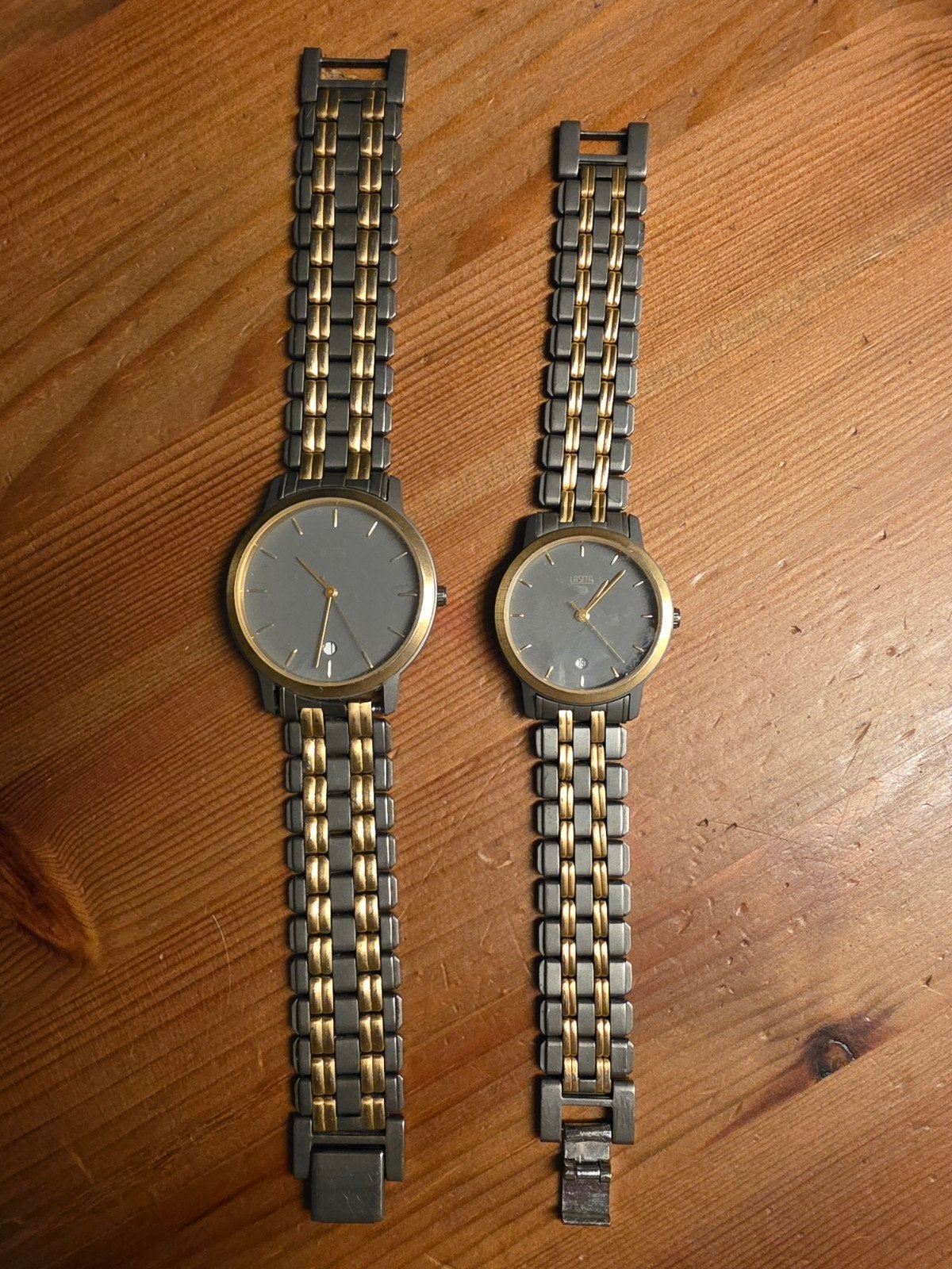 Koppel horloge. Heren en dames., Sieraden, Tassen en Uiterlijk, Horloges | Dames, Overige merken, Overige materialen, Gebruikt