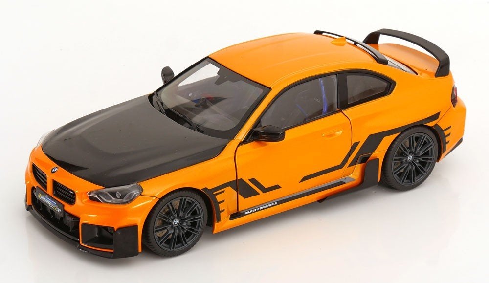 BMW M2 (G87) Performance Parts 2024 Oranje Metallic / Zwart, Solido, Tschuiten@hotmail.com, Auto, Solido
