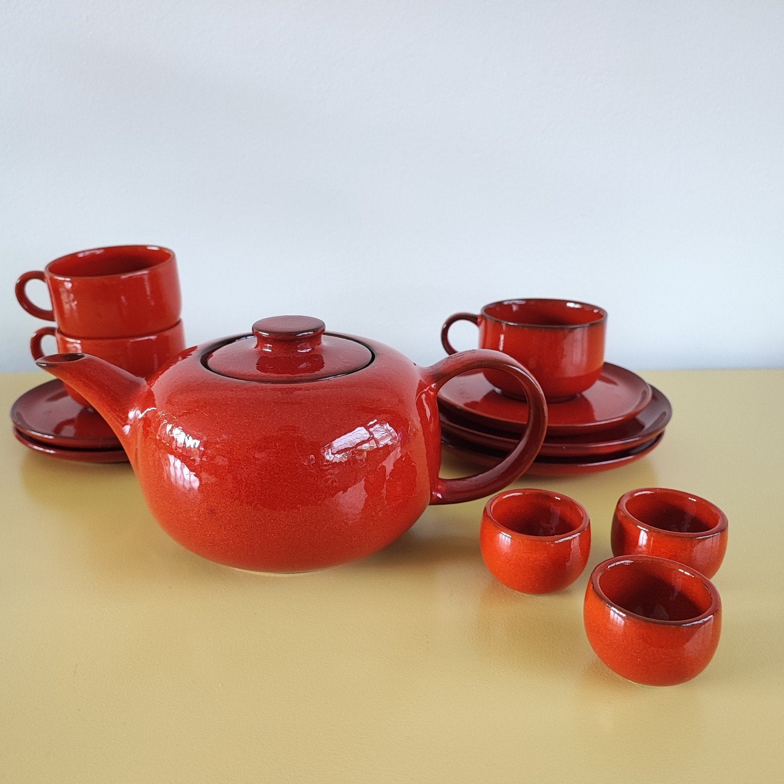 Ceracron servies van Melitta jaren 70, Ophalen of Verzenden