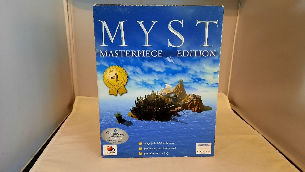 Myst Masterpiece Edition Big Box PC Game Spel Compleet, Gebruikt, 1 speler, Eén computer, Ophalen of Verzenden