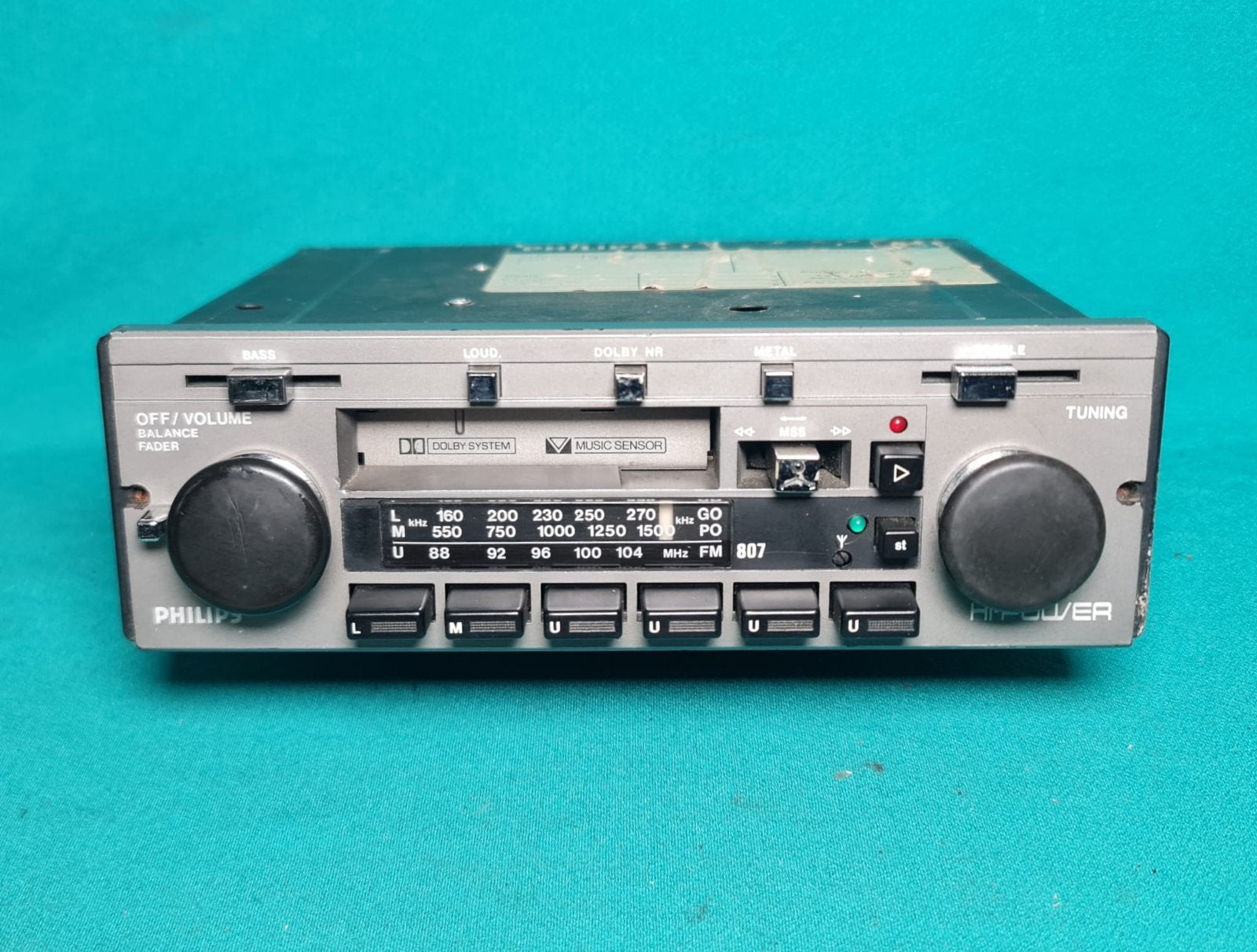 Philips ac807 casssette receiver, Ophalen of Verzenden, Zo goed als nieuw