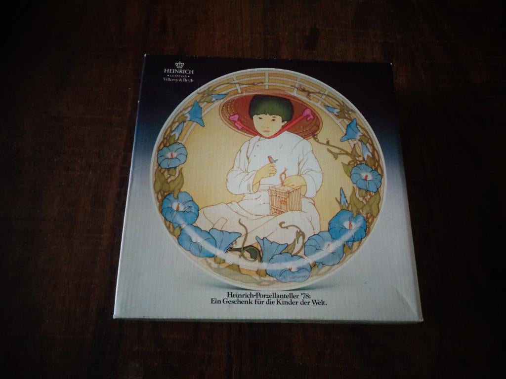 Villeroy & Boch / Heinrich Unicef borden 1978. In doos., Nieuw, Ophalen of Verzenden, Bord(en), Overige stijlen