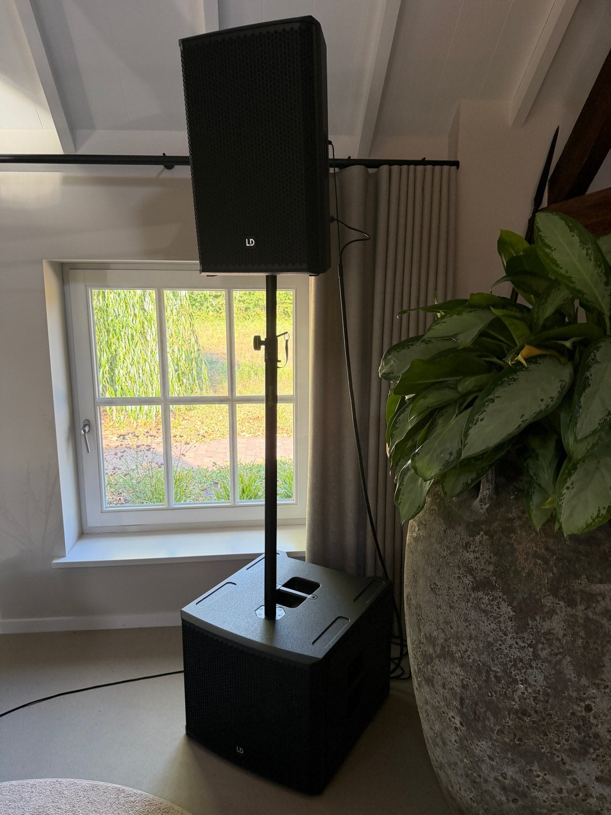 LD Systems PA set: 2x Stinger 12 A G3 & 2x Stinger SUB 15 A, Inclusief kabels, Speakerset, Zo goed als nieuw, Ophalen