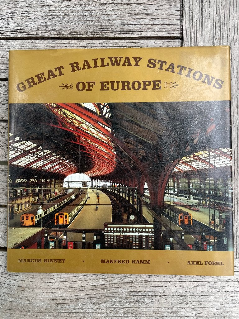 Great Railway Stations of Europe (1985) – HC, Verzamelen, Ophalen of Verzenden, Gebruikt, Trein, Boek of Tijdschrift