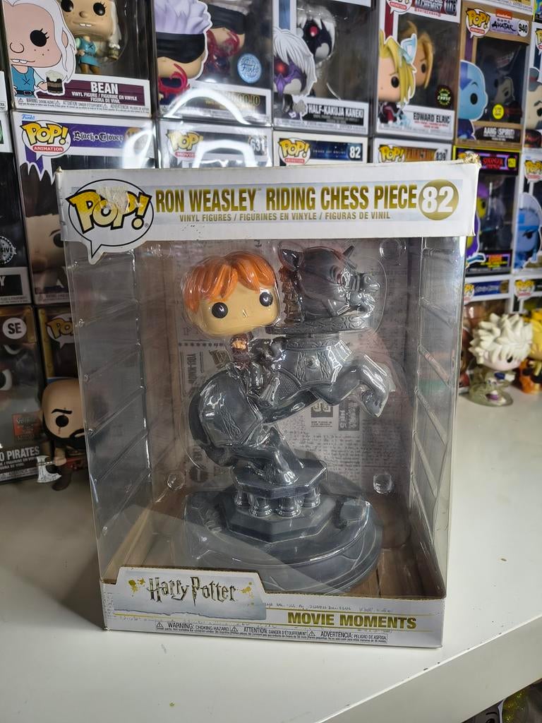 Funko Pop! Harry Potter Ron Weasley Riding Chess Piece, Ophalen of Verzenden, Nieuw