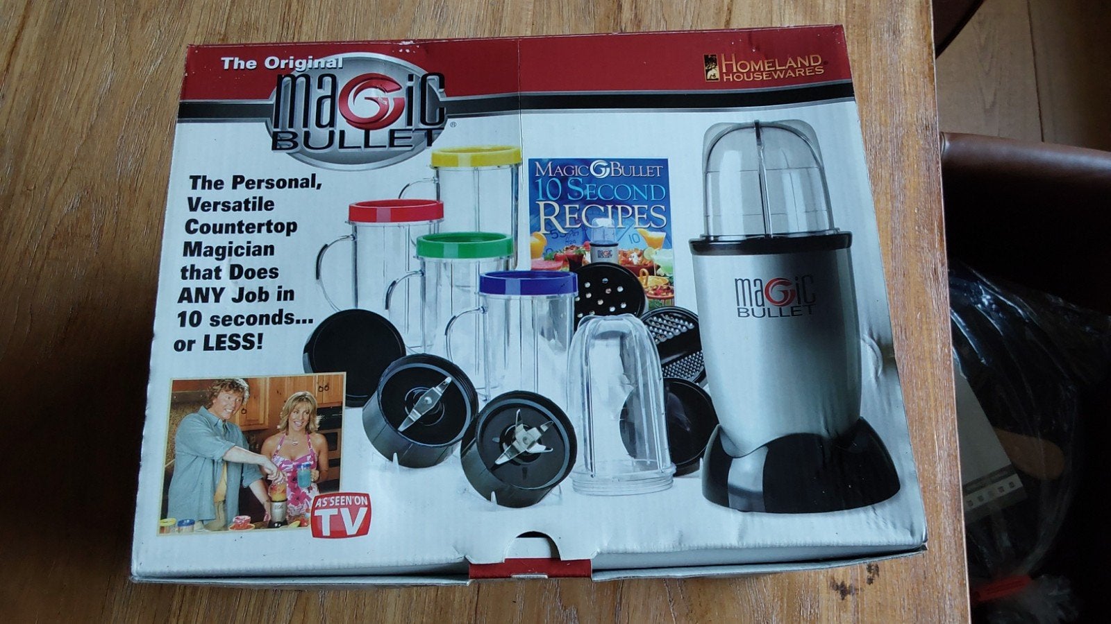 Magic Bullet Keukenmachine met complete accessoires set, Ophalen, Zo goed als nieuw, Vaatwasserbestendig, Minder dan 1 liter