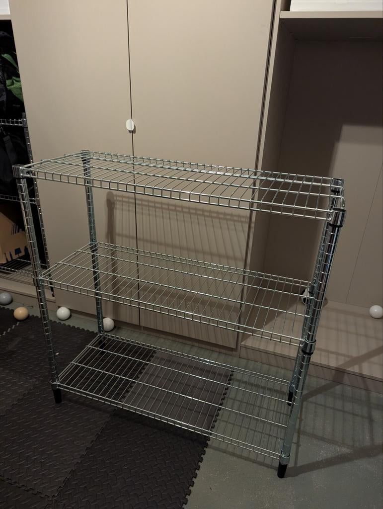 2x Ikea Omar rek stellingkast opbergsysteem, Huis en Inrichting, Kasten | Stellingkasten, Ophalen, Gebruikt