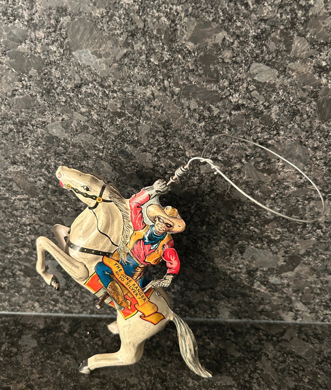 1938 - Marx- The Lone Ranger Hi-Yo Silver, Ophalen of Verzenden
