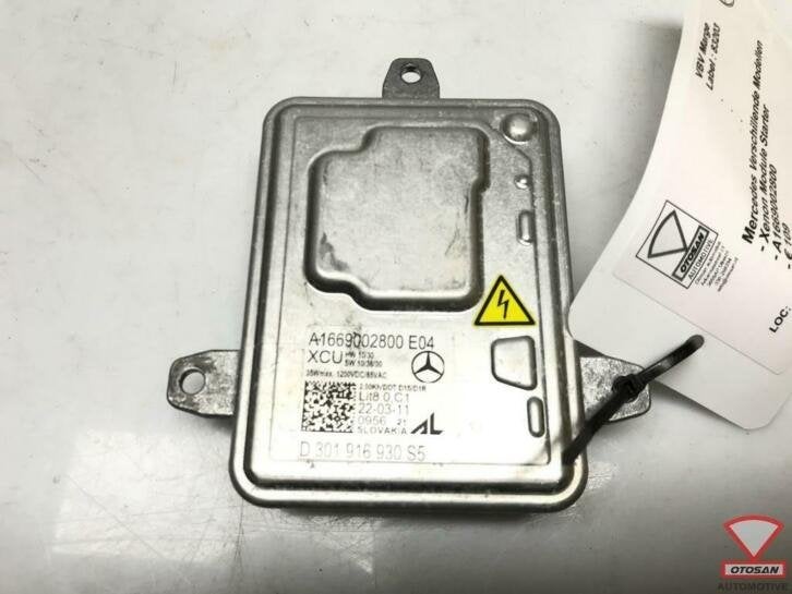 mercedes a b c e s cla xenon module starter a1669002800 33, Gebruikt, Mercedes-Benz AG, Mercedes-Benz, Ophalen of Verzenden
