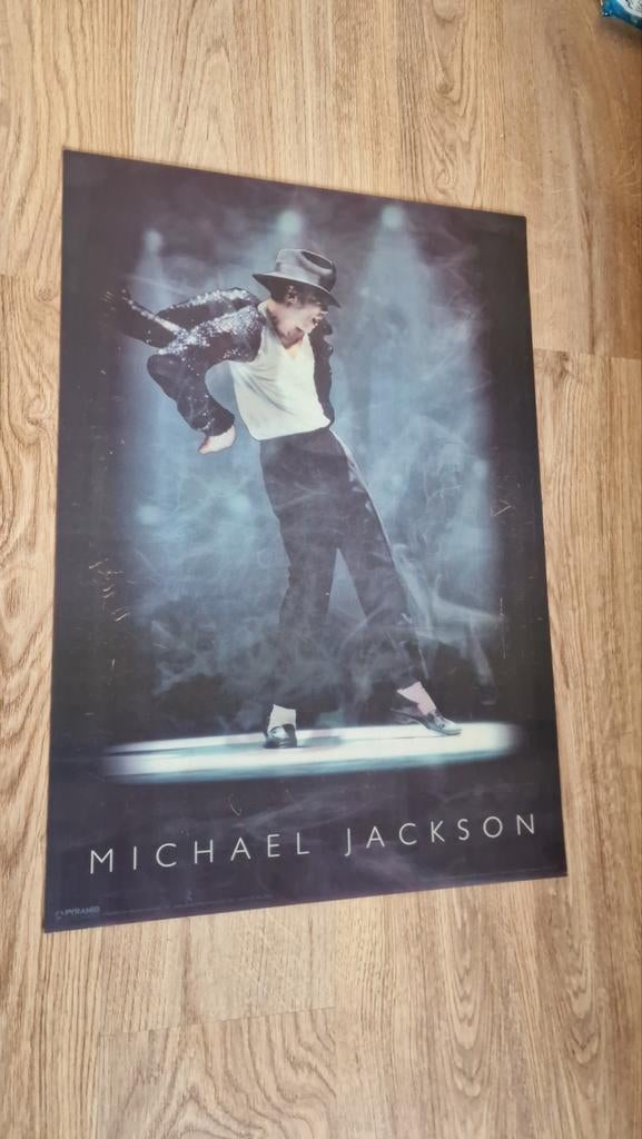 Michael Jackson 3D poster Billie Jean - Collector item, Verzenden, Gebruikt