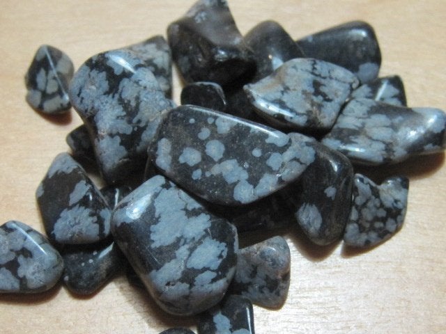 e. 3x 50Kt edelstenen SNEEUWVLOK OBSIDIAAN (4), Verzenden, Nieuw