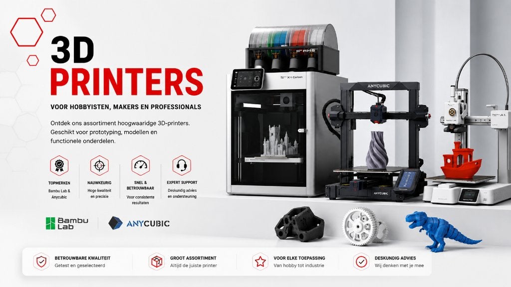 3D-printers Bambu Lab, Anycubic & Creality – Nieuw, Computers en Software, 3D Printers, Bambu labs, Nieuw, Ophalen of Verzenden