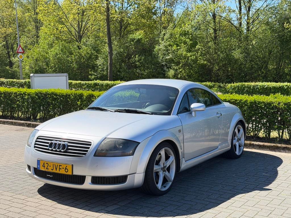 Audi TT 1.8 T Coupe Leder APK 02-2027 (inruil is ook oké!), Auto's, Audi, TT, Zwart, 4 cilinders, Leder