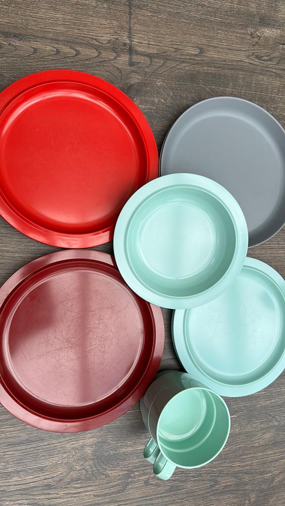 Mepal camping-servies: Bieden vanaf €2,50, Ophalen, Gebruikt