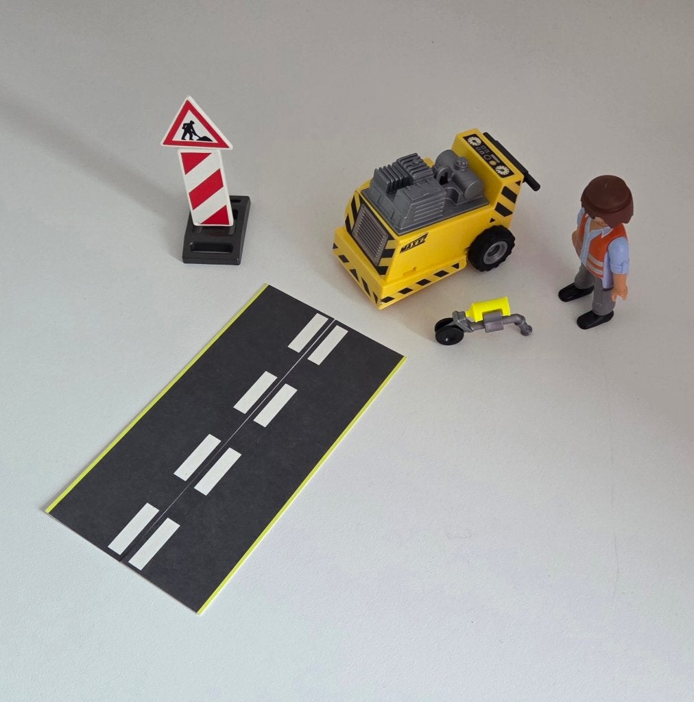 Playmobil City Action betonmolen en randensnijder, Ophalen of Verzenden, Zo goed als nieuw, Complete set