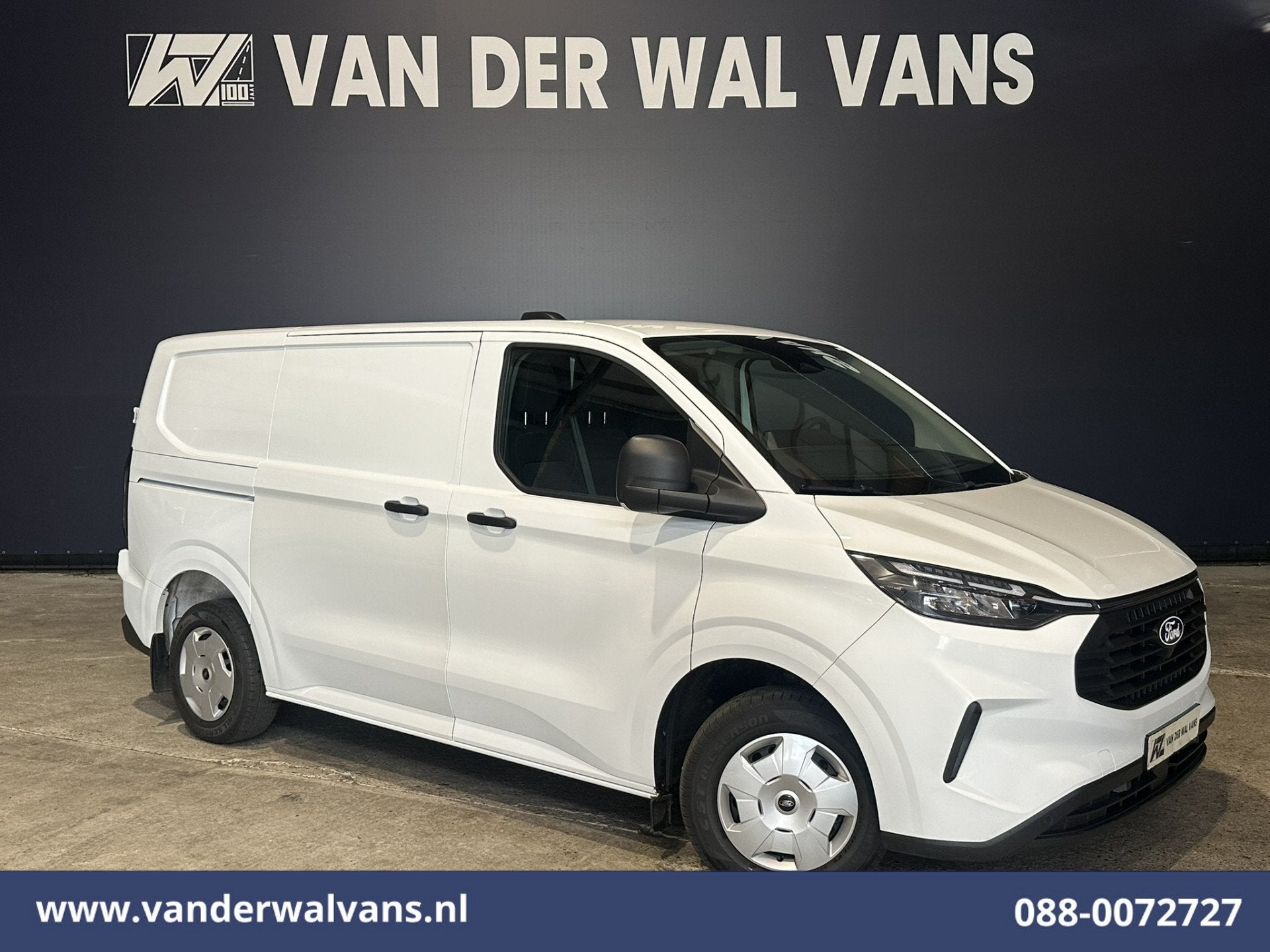 Ford Transit Custom 2.0 TDCI L1H1 Euro6 Airco | Camera | App, Voorwielaandrijving, 4 cilinders, 2000 kg, Wit