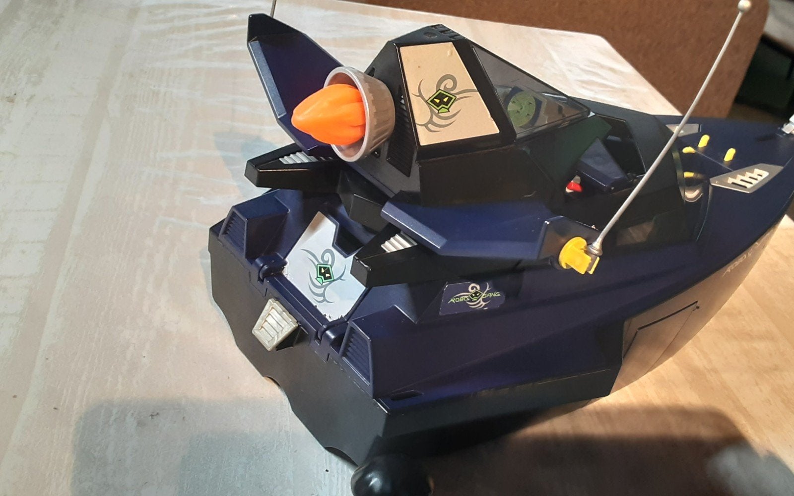 4882 robotarm boot met shuttle op dak, Complete set, Voertuig, Ophalen of Verzenden, Zo goed als nieuw