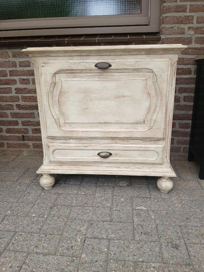 tv kast, Ophalen, White Wash, Gebruikt, 50 tot 100 cm
