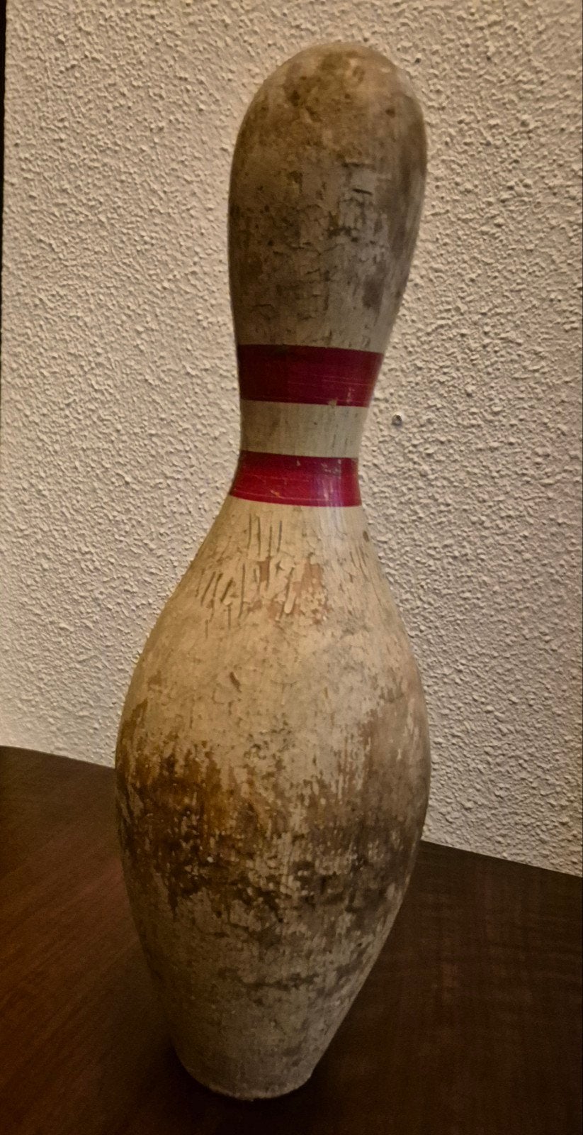 Vintage Houten Bowling Kegel - Authentiek en Decoratief, Ophalen of Verzenden