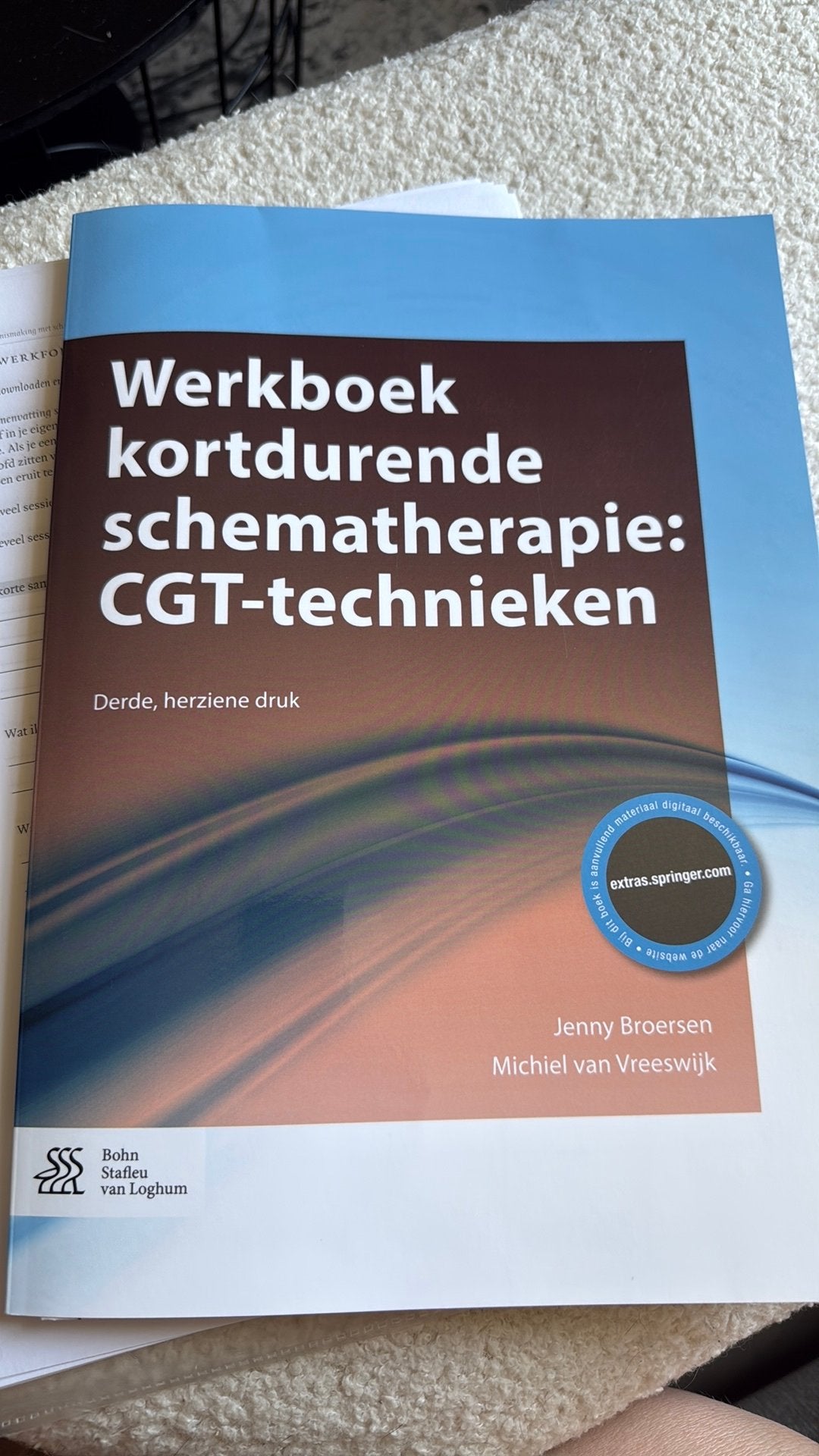 Nieuw. Werkboek kortdurende schematherapie CGT-technieken, Ophalen, Zo goed als nieuw