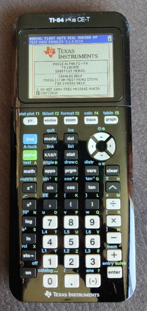 Grafische rekenmachine TI-84 plus CE-T, Ophalen, Grafische rekenmachine, Gebruikt